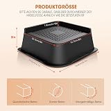 MYMULIKE Bed Risers 2 Inch Heavy Duty L Shaped Up to 6000 Lbs Black 4 Pack view 2