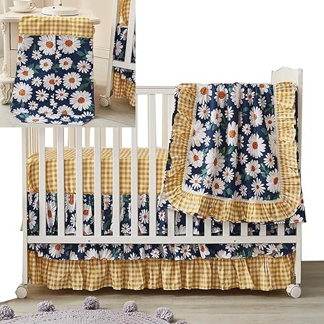 daisy baby bedding