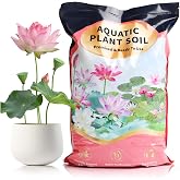 Omitgoter Aquatic Plant Soil &amp; Pond Soil,Nutrient-Rich Clay Base for Lotus &amp; Water Lily,Natural Organic Substrate for Water Plants - Safe for Fish (AquaticSoil, 3.3 LBS)