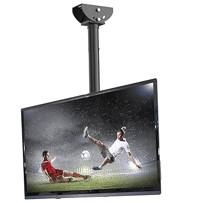 Soporte ajustable de montaje de TV de techo Loctek para TV para TV para TV de 26 a 55 pulgadas TV de hasta 66 lbs, Max VESA 400x400mm