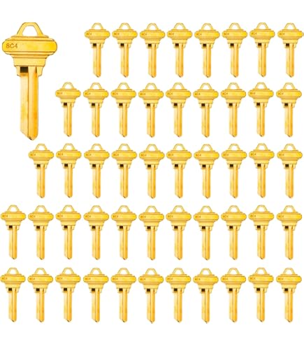 Sargent 6 Pin Key Blank 6270 (RDH Keyway) - Package Of 10, Nickel Silver, Factory Original