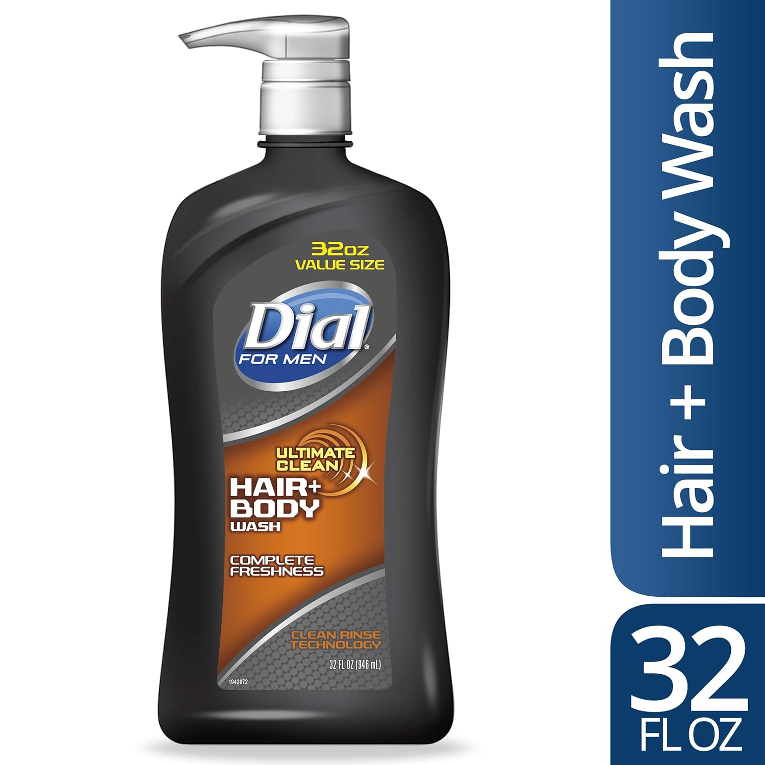 Dial for Men Hair + Body Wash, Ultimate Clean, 32 Fluid Ounces : Beauty