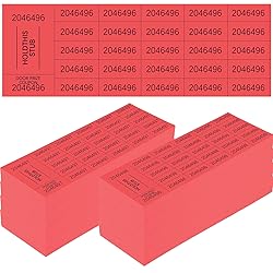 Kosiz 1000 Sheets 25 Bid Raffle Ticket Sheets