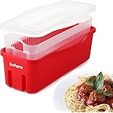 Tafura 2.2L Microwave Pasta Cooker with Double Strainer &amp; Lid