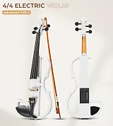 Vangoa Full Size 4/4 Electric Violin Solid Wood with Case & Accessories view 7