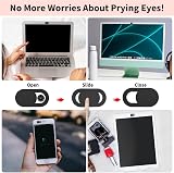 Dolaso 6pc Webcam Cover Slide Blocker Ultra-Thin Camera Privacy Protection view 3