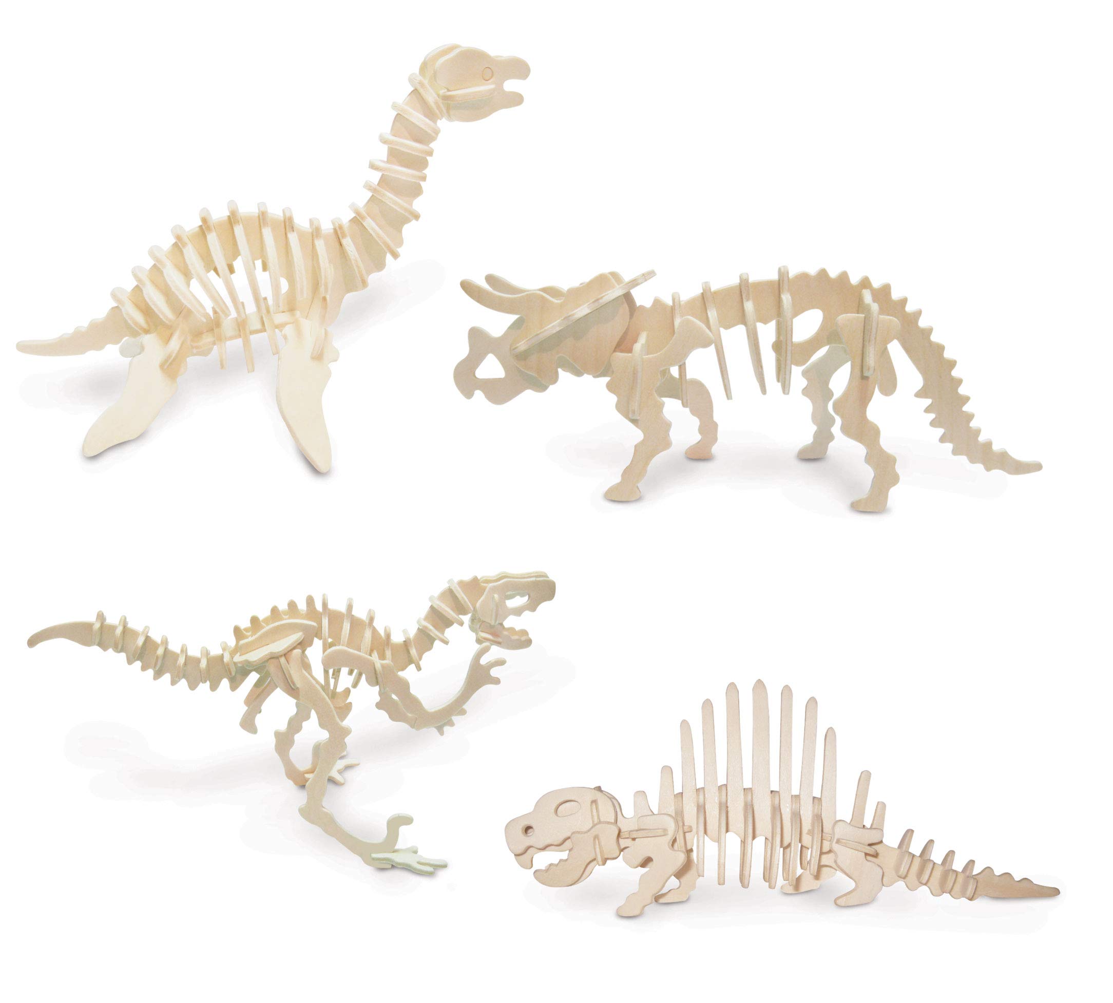 Quay Dinosaur Set 3 Woodcraft Construction Kit FSC