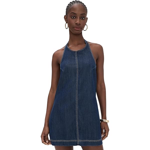white christmas dresses Good American Fit for Success Denim Midi Dress