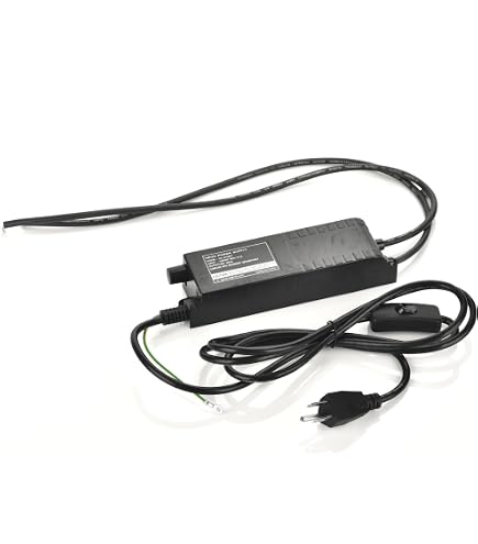 HB-C02TE 3kV Power Supply For Glass Neon Signs – 100-240VAC Input, 30mA Output – Fits 14” To 24” Neon Tubes – Black Plug, UL Tested