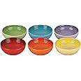 Le Creuset Stoneware Pinch Bowl Gift Set, Set of 6 Prep Bowls, Multi Color, 2 OZ