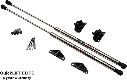 Redline Tuning 21-27010-03 hood strut kit with stainless steel struts for Toyota Tacoma fitment