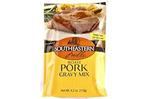 Southeastern Mills Roast Chicken, Roast Pork or Classic Brown Gravy Mix (Roast Pork, 4 Packets)
