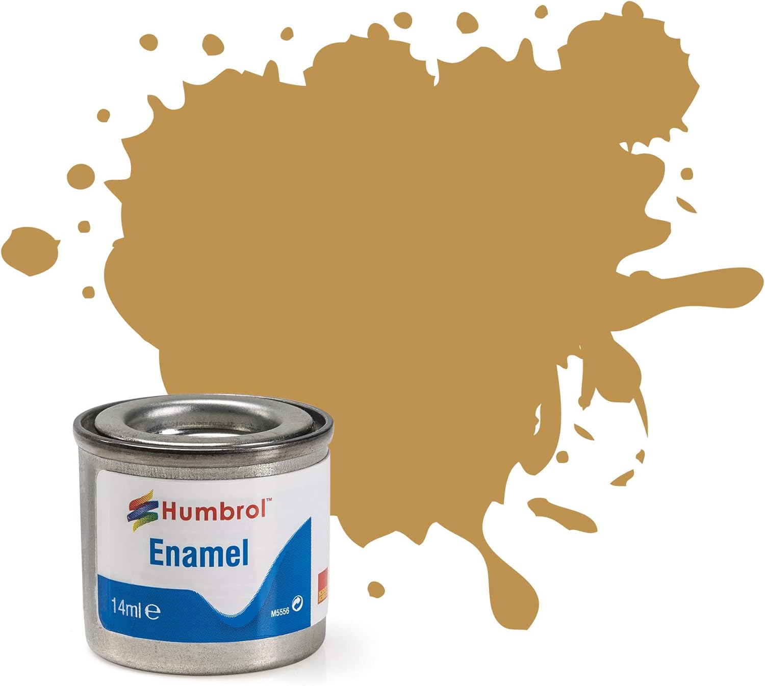 Humbrol AA1033 14ml No. 1 Tinlet Enamel Paint 93 (Desert Yellow Matt), 93 DESERT YELLOW Matt 14ml, 14 ml (Pack of 1)