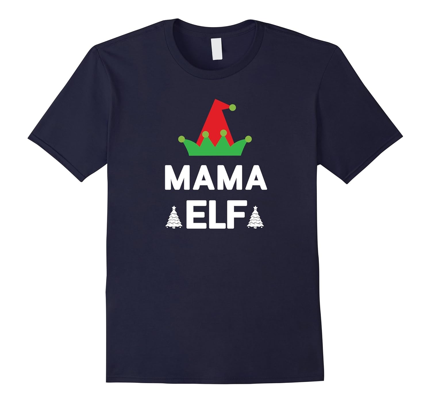 Mama Elf Pajama Christmas TShirt Elf Matching Family Tees-ANZ