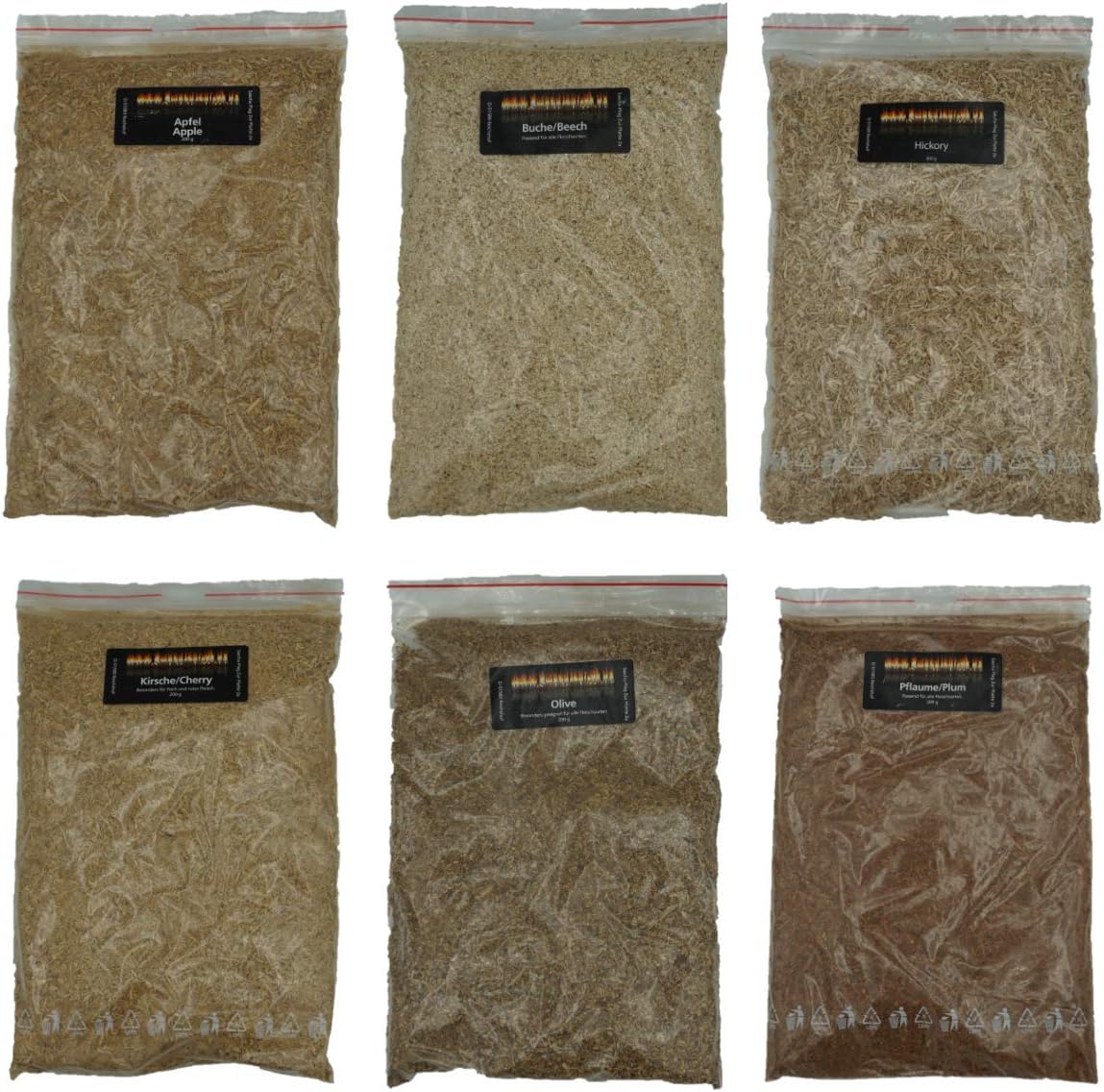 Smokerholz24.de Räuchermehl/Räucherspäne Mix Räuchermehl-Buche Räuchermehl-Hickory Räuchermehl-Pflaume Räuchermehl-Kirsche Räuchermehl-Apfel und Räuchermehl-Olive