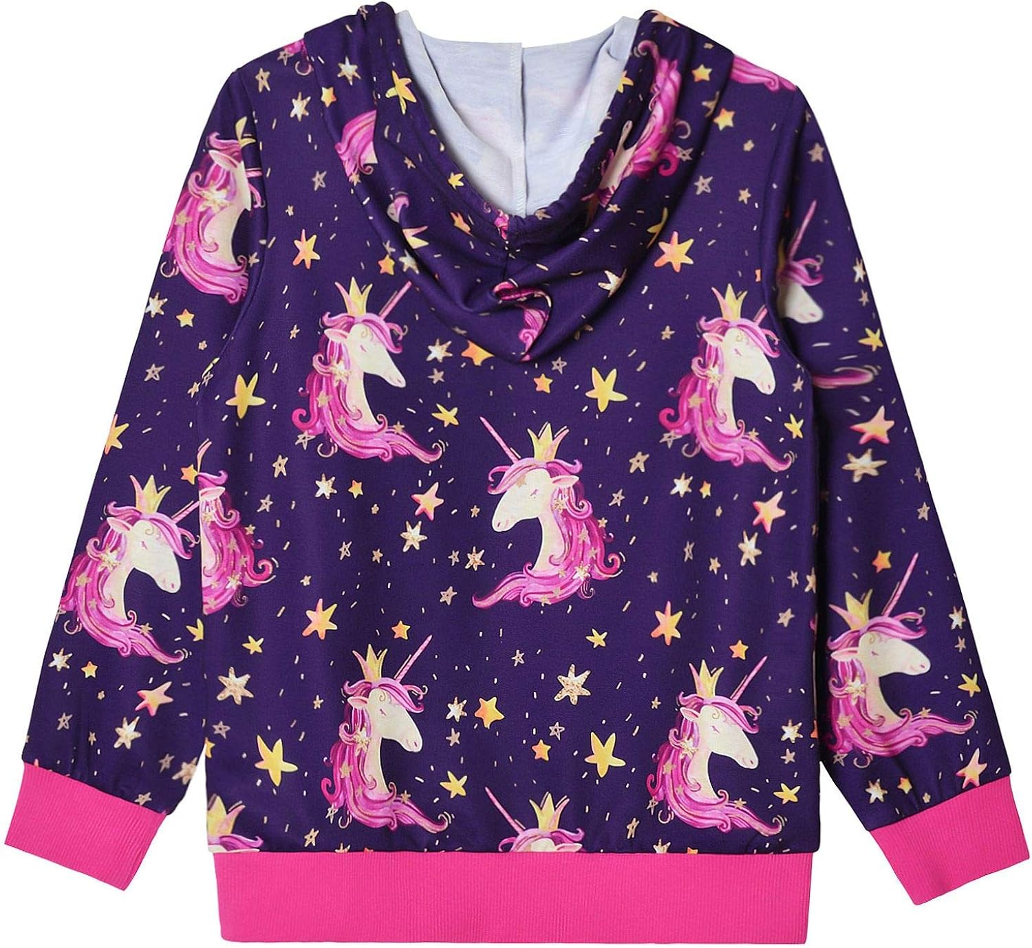 Jxstar Hoodie for Girls Unicorn Cat Sweatshirt Pullover Shirts Clothes for Kids: Clothing