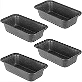 Walooza 8x4 Loaf Pan - Carbon Steel Bread Baking Pans for Homemade Bread Banana Bread, Sourdough, Pound Cake | Nonstick, Oven Safe, Easy Release