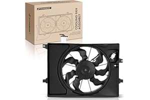 A-Premium Engine Radiator Cooling Fan Assembly Compatible with Hyundai & Kia Models - Elantra 2014-2016, Elantra Coupe 2013-2