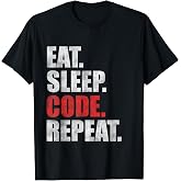 Eat Sleep Code Repeat Computer Scientist T-Shirt