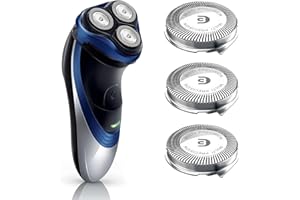 TUOKIY SH30 Replacement Heads for Philips Norelco Series 3000, 2000, 1000 Shavers and S738 Click and Style, Blades for Philips S1560 Shaver, SH30 Blades