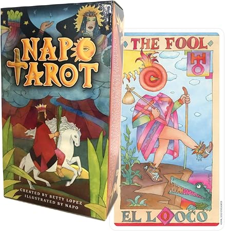 Amazon タロットカード 78枚 タロット占い ナポ タロット Napo Tarot 日本語解説書付き 正規品 カードゲーム トランプ おもちゃ
