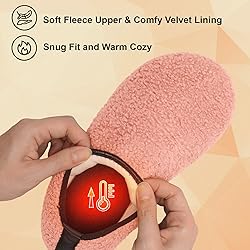 QFH House Slippers for Women Men Cozy Sock Shoes