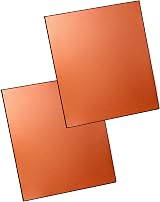 QWORK 2 Pack Copper Sheet 100 x 100 x 1 mm Pure Copper Plate 99.9% view 7