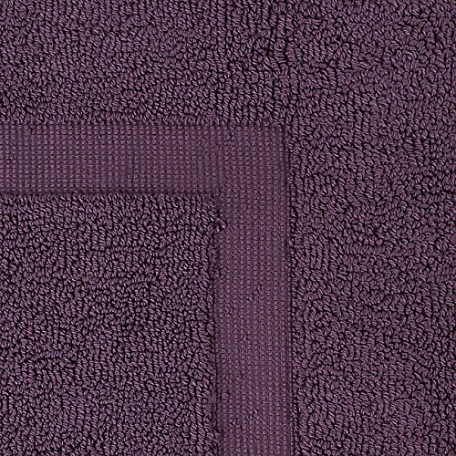 Bath Mat Cotton Washable Contour Rug 21x34" Tub Mat 2 Pcs Pack by