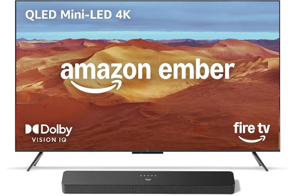 Amazon Ember 65" Mini-LED Series with Fire TV Soundbar Plus