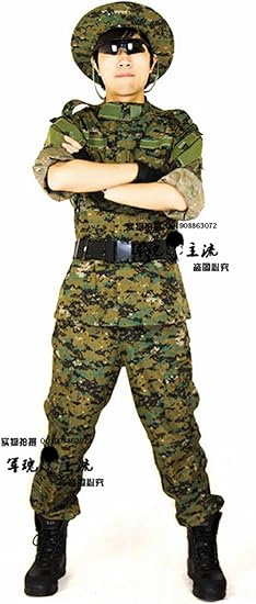 Amazon Co Jp Stylish Boy ミリタリー サバゲー 迷彩服 戦闘服 特殊部隊 シールズ 砂漠 Acu Cp 海軍 Cia 自衛隊 アメリカ軍 セレブ セレカジ メンズ オリジナルブレスレット付 Sb0035 L 迷彩 2 服 ファッション小物