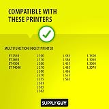 Supply Guy Ink for Epson EcoTank ET 14000 2550 2650 4500 L1300 4x 70ml Dye view 2