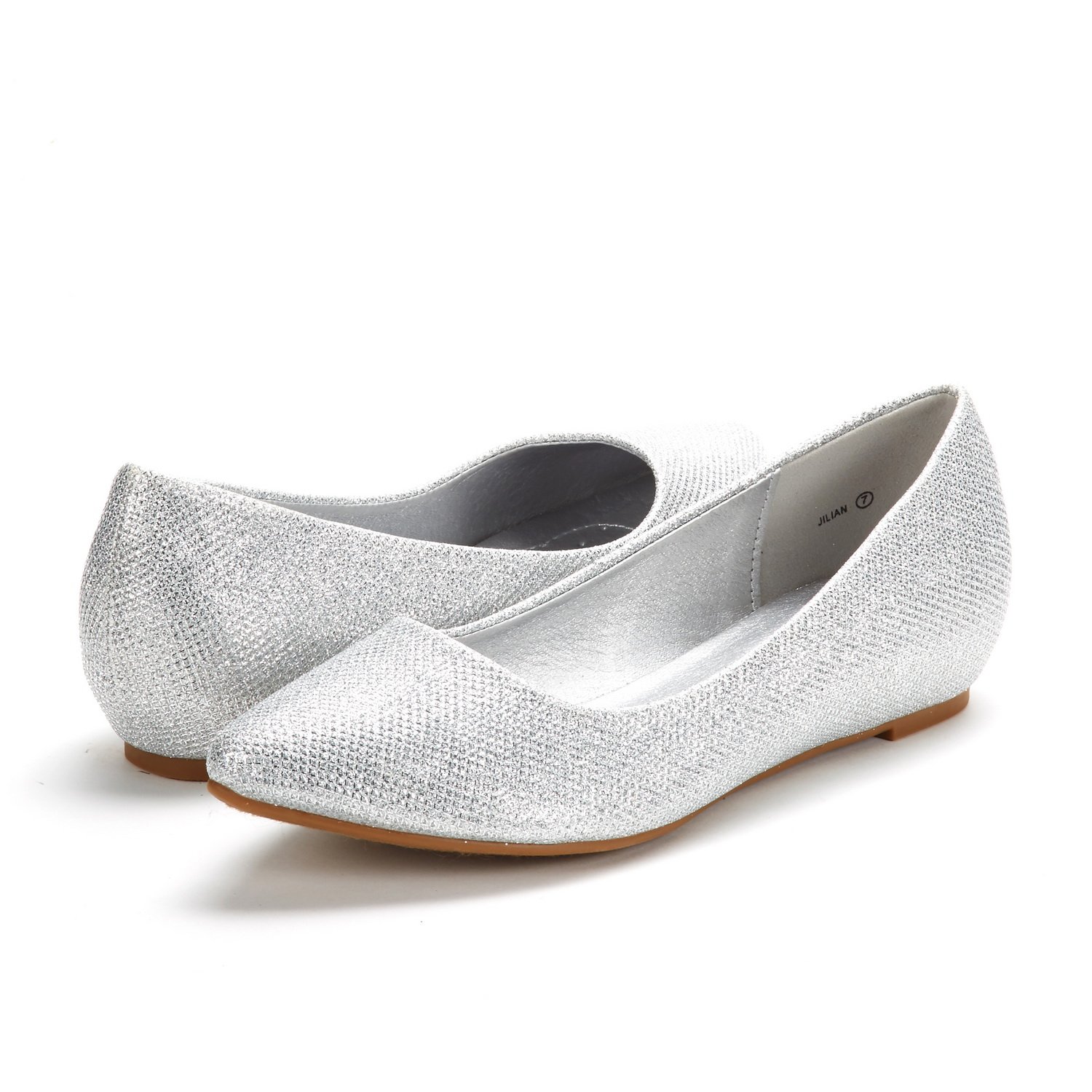 DREAM PAIRS Women's Jilian Low Wedge Flats Shoes - Image 3