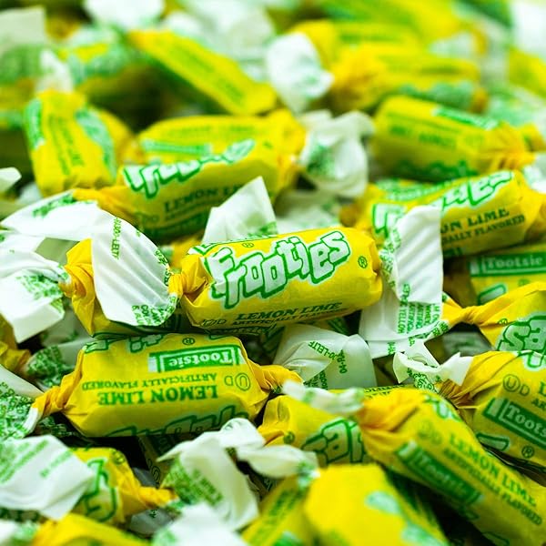 LEMON LIME FROOTIES – TOOTSIE ROLL CHEWY CANDY – 360 PIECE COUNT, 38.8 OZ BAG