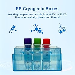 CryoKing 2in 25 Well PP Cryogenic Boxes, Microtube