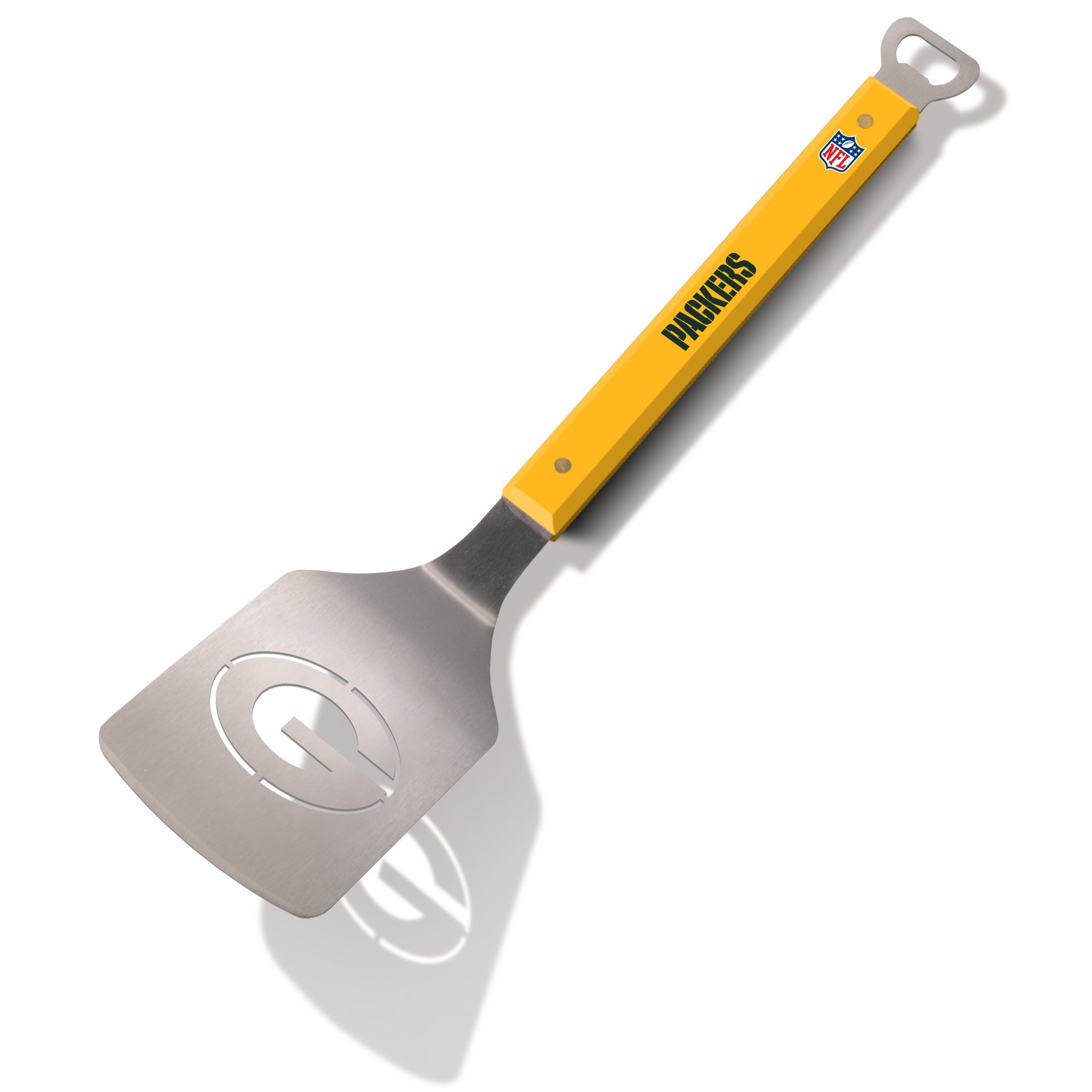 YouTheFan NFL Green Bay Packers Spirit Series Sportula Stainless Steel Grilling Spatula, 18 1/2" x 4"