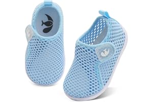 FEETCITY Boys Girls Water Shoes Kids Aqua Socks Quick Dry Barefoot for Beach Swimming Pool