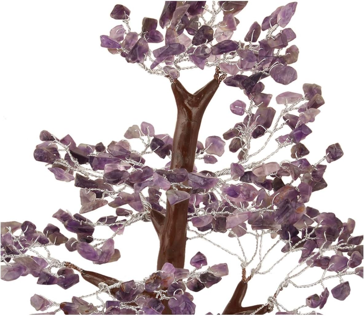 Crocon Amethyst Crystal Tree of Life Purple Gemstone Chakra Healing Crystals Tree for Home Decor Spiritual Room Decor Present Birthday Gift for Women and gifts for Mum House warming Present Good Luck - Image 3