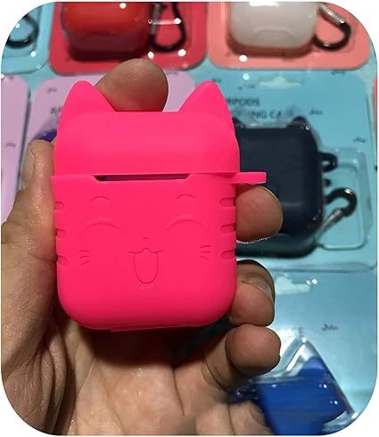 Amazon Airpods漫画イヤホンセットfor Apple Bluetoothイヤホン保護セットiphone シリコンアンチドロップシェル ヤンパウダー ジップロックバッグ 電話ケース イヤホン ヘッドホンケース