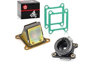 MOTO1988 Carb Intake manifold boot and Reed Valve & Gasket For KAWASAKI KX85 KX100 2001-2021