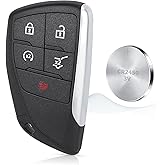 Beefunny Smart Remote Key Fob for Buick Envision 2021 2022 2023 2024 Keyless Entry Car Key 5 Buttons 433MHz FCC ID:YG0G21TB2 13537970