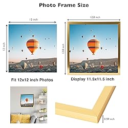 JCJMY 12x12 inch Picture Frame, Horizontal and