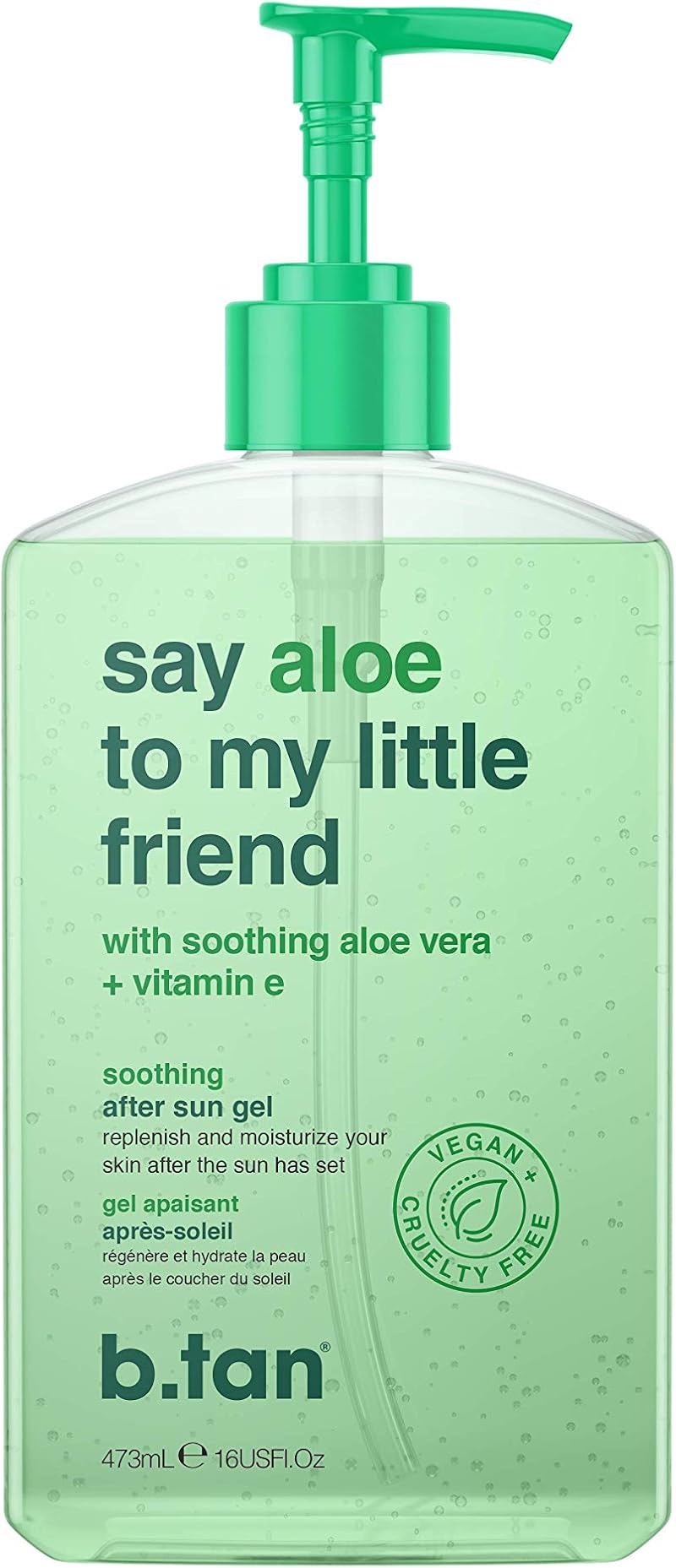 B.Tan Aloe Vera Gel Ultra Hydrating Soothing After Sun 16 Fl Oz Vitamin E