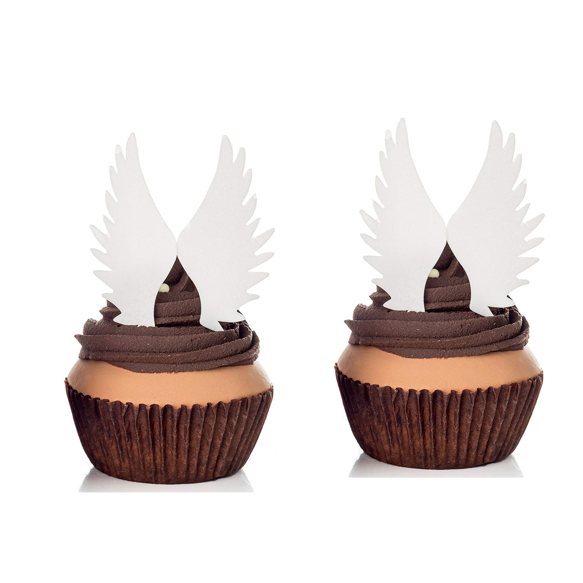 Buy edible 48 pcs angel wings cake topper Rice Paper Cake & Cupcake