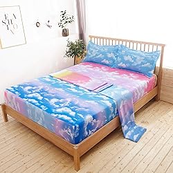 Mengersi Cloud Sky Sheet Set - Bed Sheets - Extra