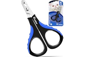 Cat Nail Clippers Coupe Griffe Chat Stainless Steel Sharp Upgraded Cat Clippers for Small Animals, Safe and Secure Cat Nail T