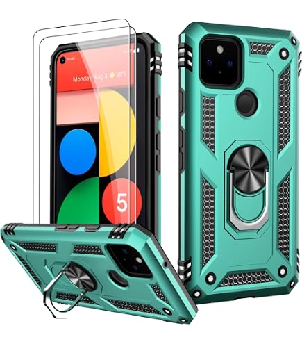 Asuwish Cover per Google Pixel 4 XL con Pellicola Vetro Temperato