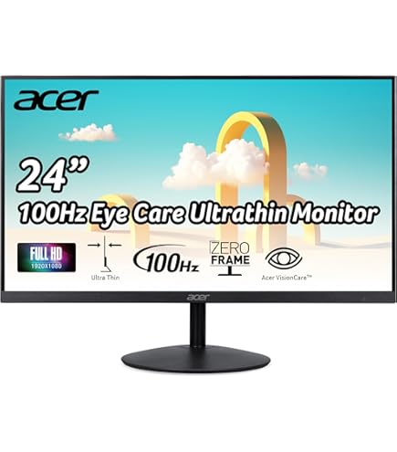 Amazon.com: Acer 23.8” Full HD (1920 x 1080) Ultra-Thin IPS