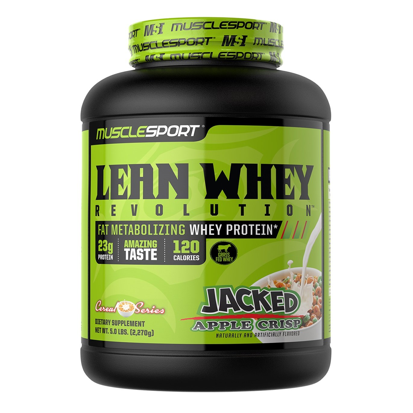 MuscleSport Lean Whey Revolution Protein Powder, Whey
