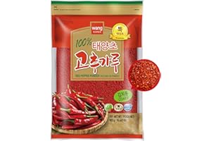 Wang Sun-Dried Coarse Gochugaru for Kimchi, Red Pepper Flakes, Chilli Powder, 1 Pound