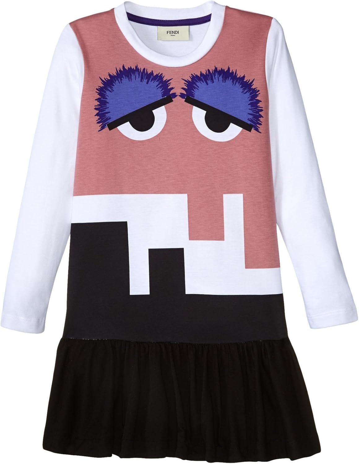 long sleeve fendi dress